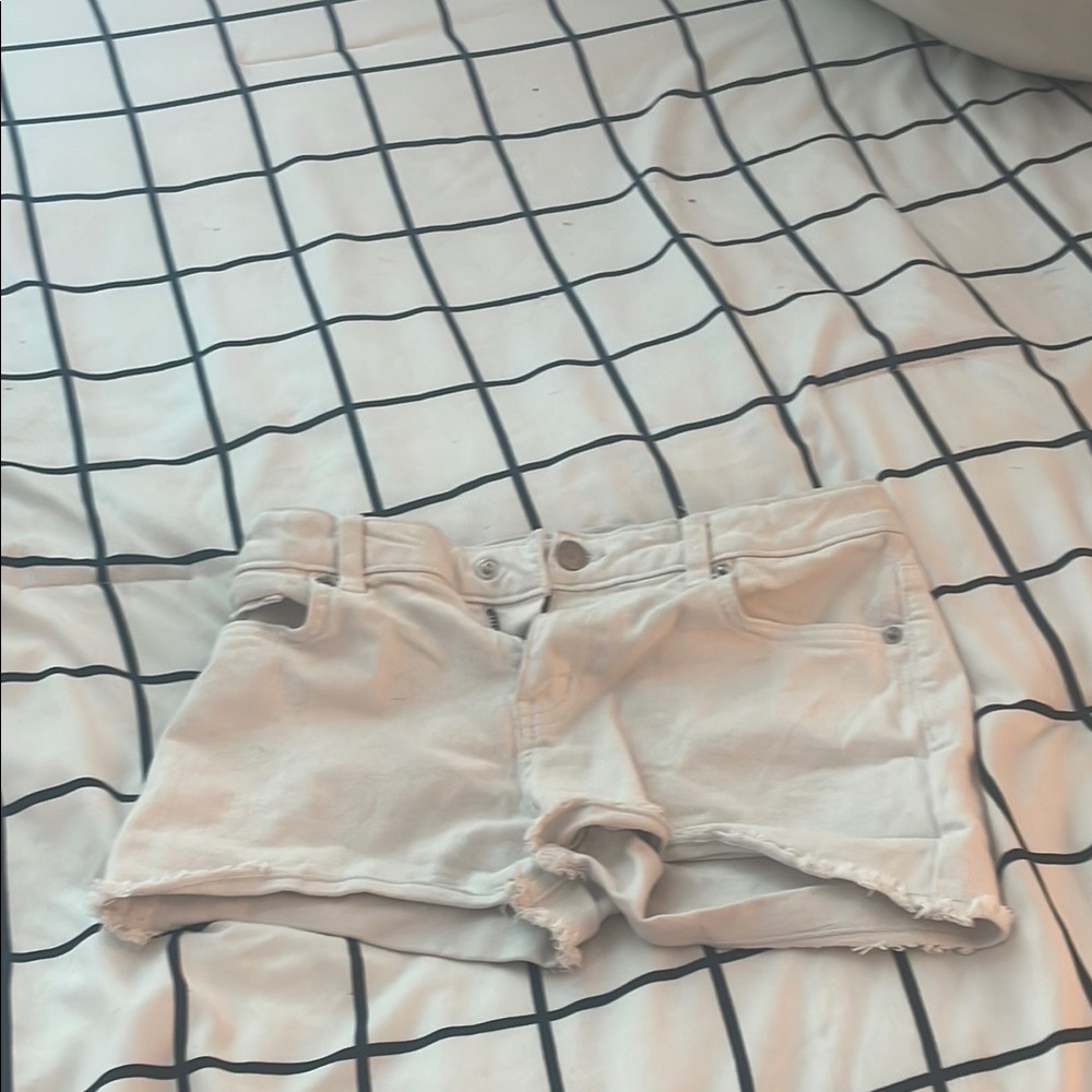 Cat & jack white jean shorts